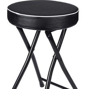 Foldable stool, Black, BRAND NEW, STILL IN BOX